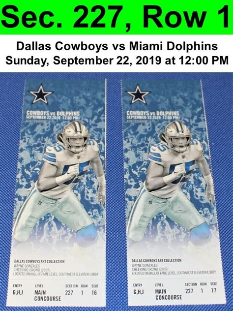 cowboys vs dolphins tickets